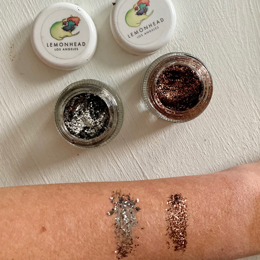 Lemon head LA glitter spacepaste